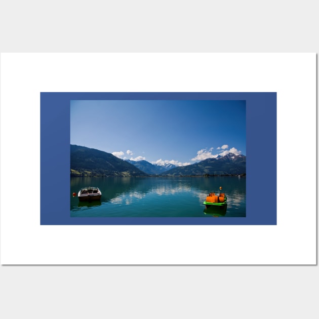 Placid Lake Zell, Austria Wall Art by Violaman